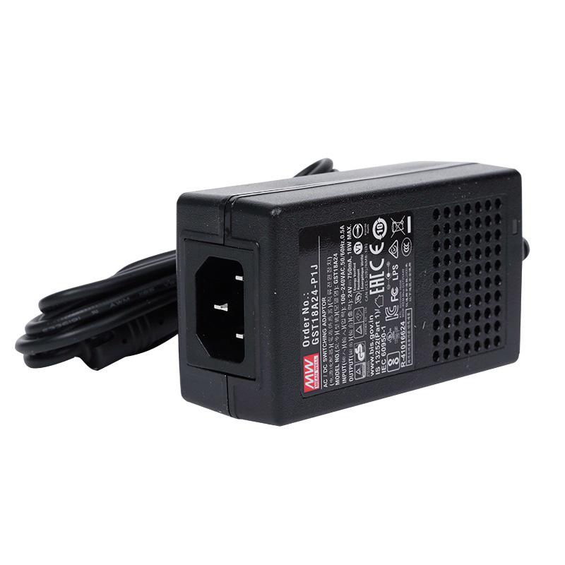 Mean Well DC24V 0.75A 18W GST18A24 AC To DC Reliable Green Industrial LED Power Adaptor Mean Well DC24V 0.75A 18W GST18A24 AC To DC Reliable Green Industrial LED Power Adaptor